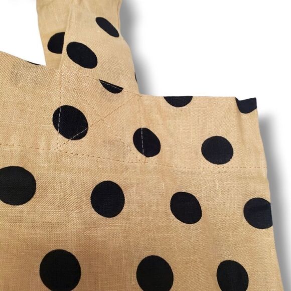 Faithful The Brand Tote Bag La Saison Polka Dot Handmade - Picture 6 of 15